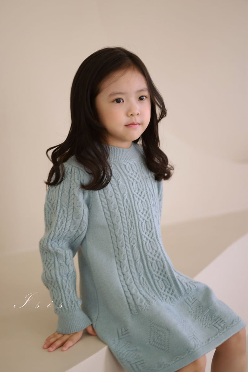 Isis - Korean Children Fashion - #designkidswear - Paul Shawl Button Knit One-piece - 10