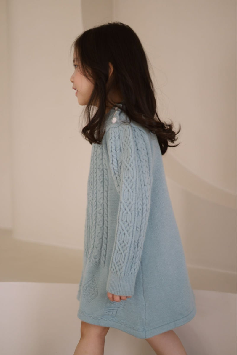 Isis - Korean Children Fashion - #discoveringself - Paul Shawl Button Knit One-piece - 11