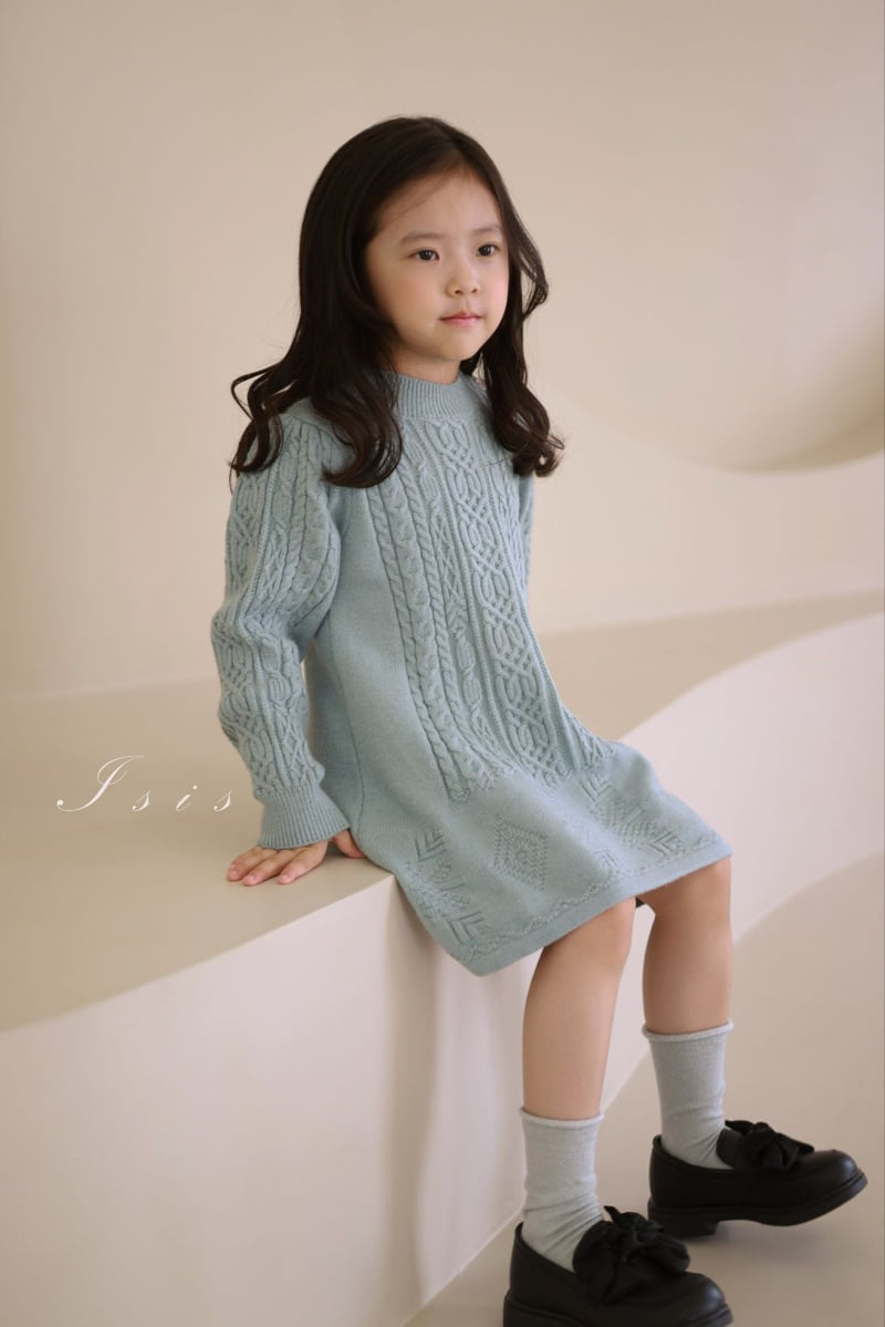 Isis - Korean Children Fashion - #fashionkids - Paul Shawl Button Knit One-piece - 12