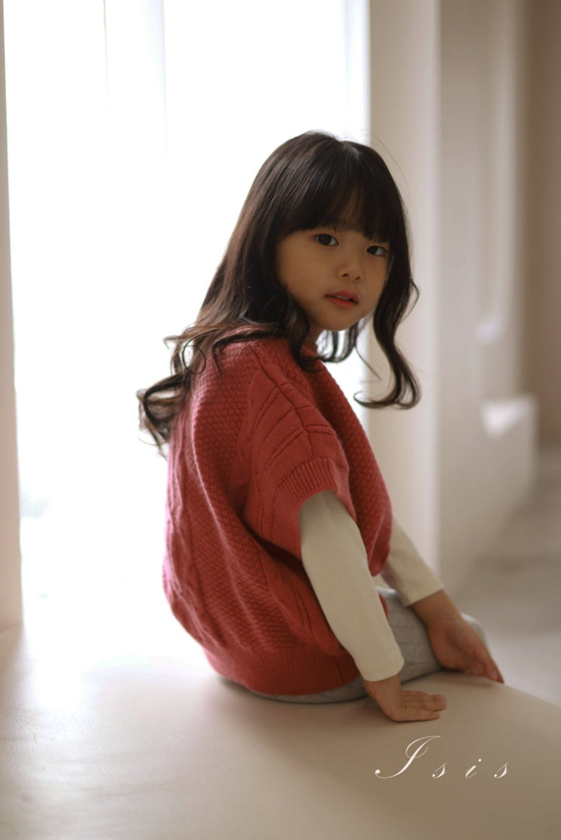 Isis - Korean Children Fashion - #kidsstore - Over Shoulder Knit Top