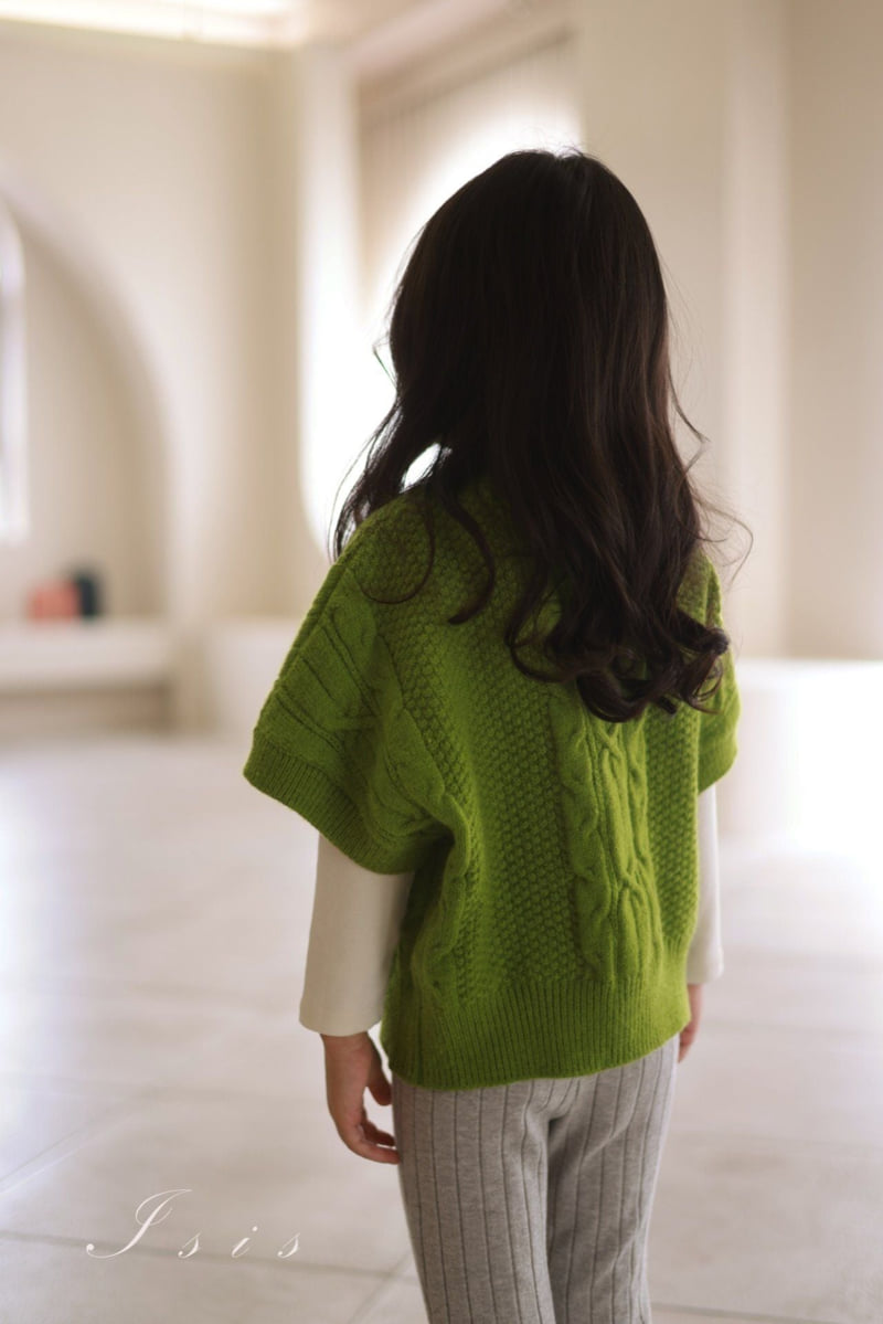 Isis - Korean Children Fashion - #minifashionista - Over Shoulder Knit Top - 6