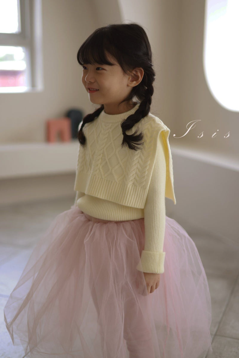 Isis - Korean Children Fashion - #minifashionista - Vest Layered Set - 2