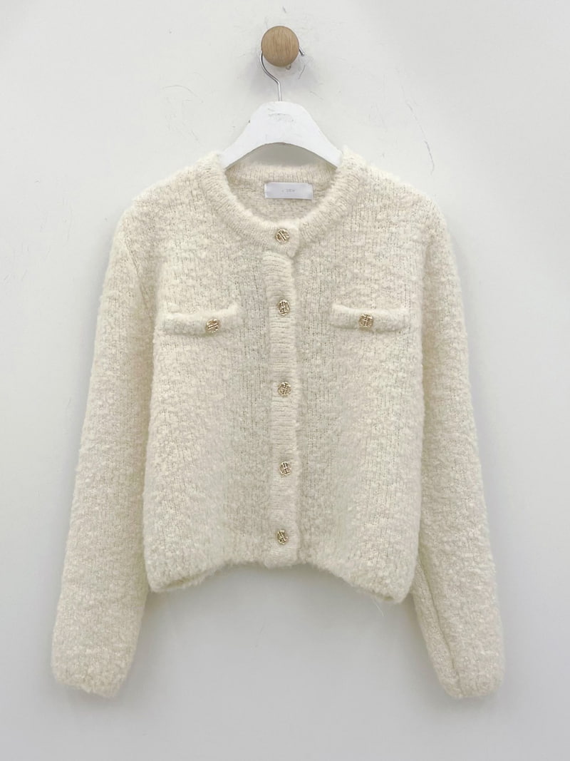 J dew - Korean Women Fashion - #momslook - Calming Buckle Cardigan - 8