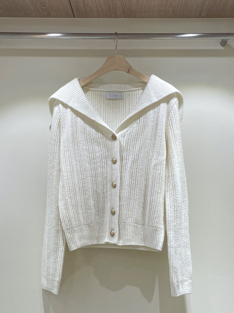 J dew - Korean Women Fashion - #momslook - Wool Sailor Cardigan - 7