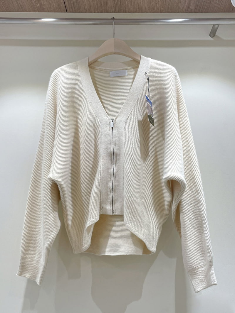 J dew - Korean Women Fashion - #momslook - Cashmere Wool Dolman Zip-up Cardigan - 9