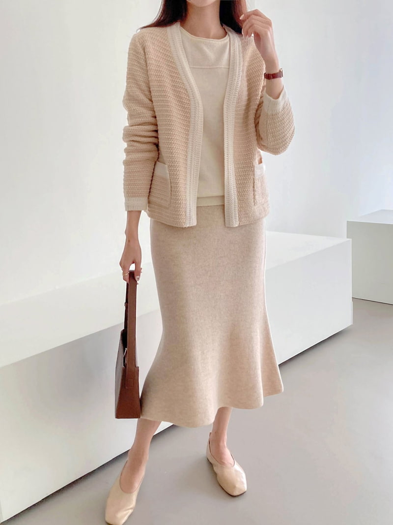 J dew - Korean Women Fashion - #womensfashion - Cashmere Wool Tener Skirt