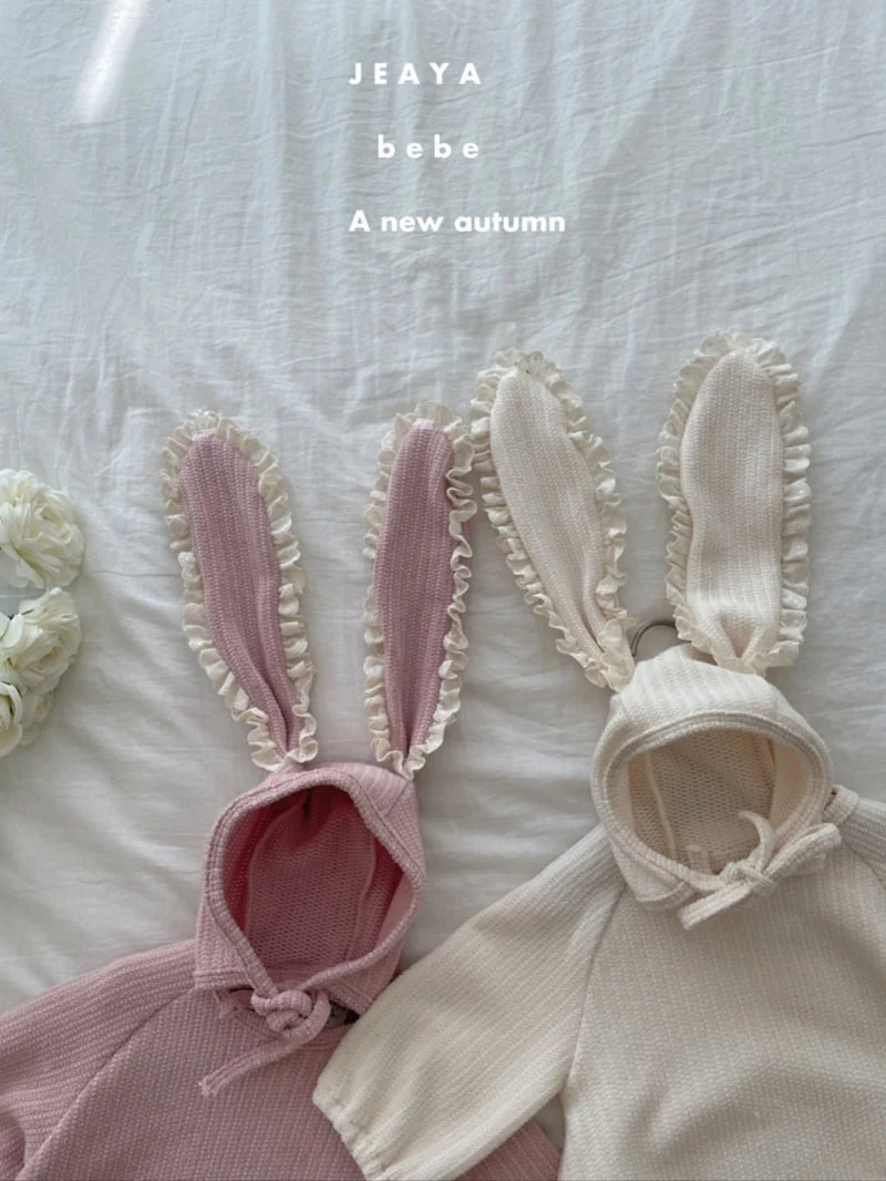 Jeaya & Mymi - Korean Baby Fashion - #babyboutiqueclothing - Knit Bunny Bodysuit