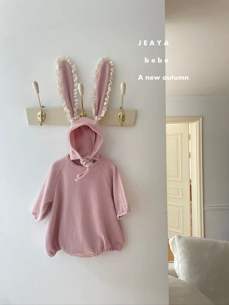 Jeaya & Mymi - Korean Baby Fashion - #babyfashion - Knit Bunny Bodysuit - 3