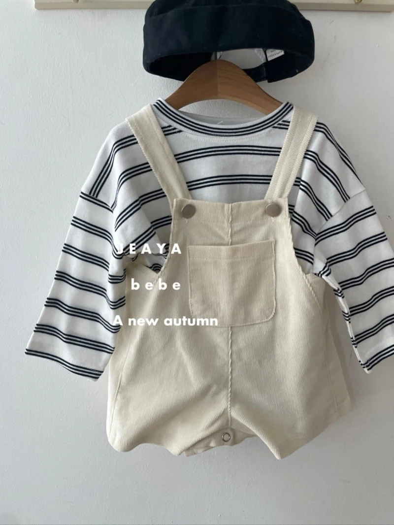 Jeaya & Mymi - Korean Baby Fashion - #babyfashion - Small Corduroy Jumpsuit - 2