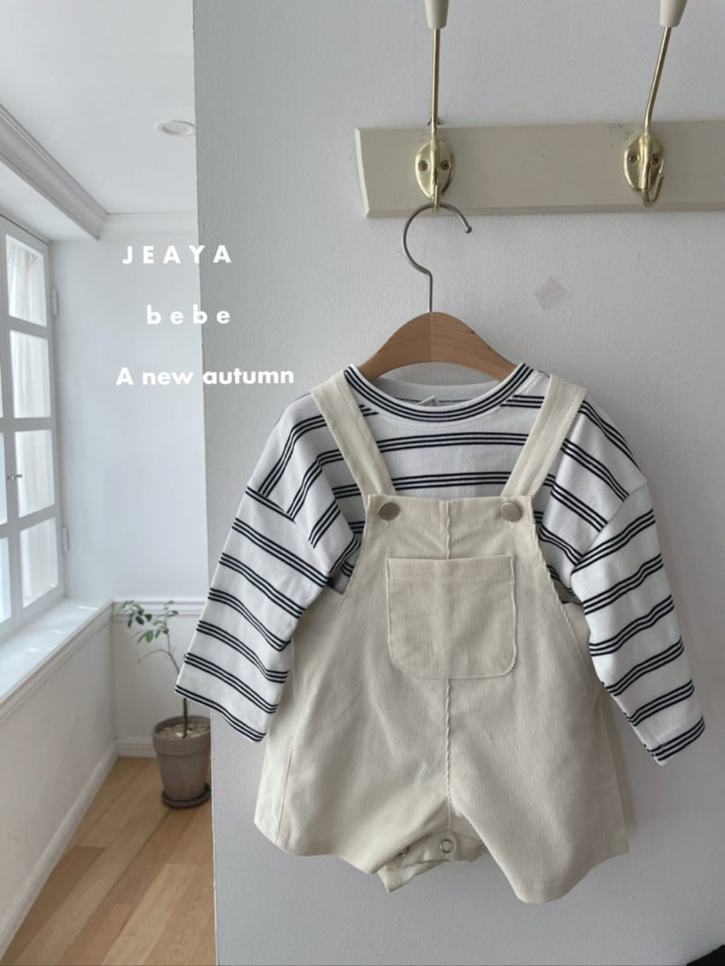 Jeaya & Mymi - Korean Baby Fashion - #babygirlfashion - Daily Stripe Tee - 3