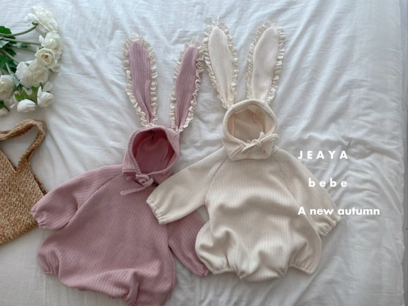 Jeaya & Mymi - Korean Baby Fashion - #babylifestyle - Knit Bunny Bodysuit - 6