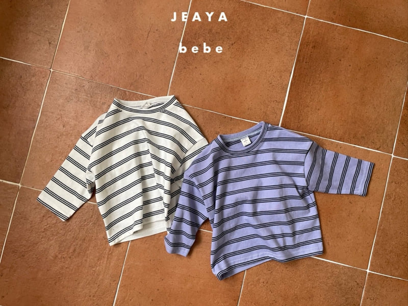 Jeaya & Mymi - Korean Baby Fashion - #babygirlfashion - Daily Stripe Tee - 4