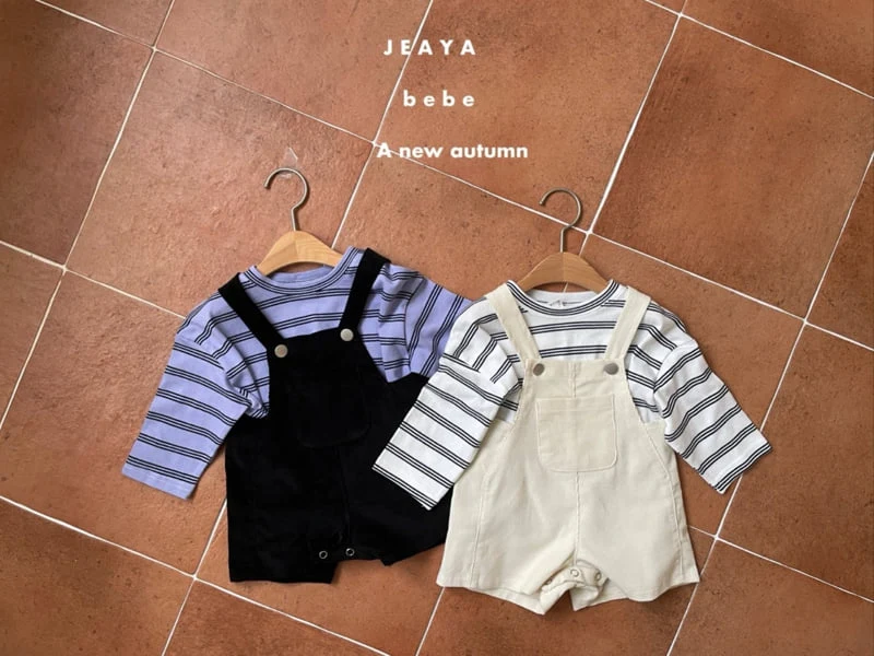 Jeaya & Mymi - Korean Baby Fashion - #babyoninstagram - Small Corduroy Jumpsuit - 6