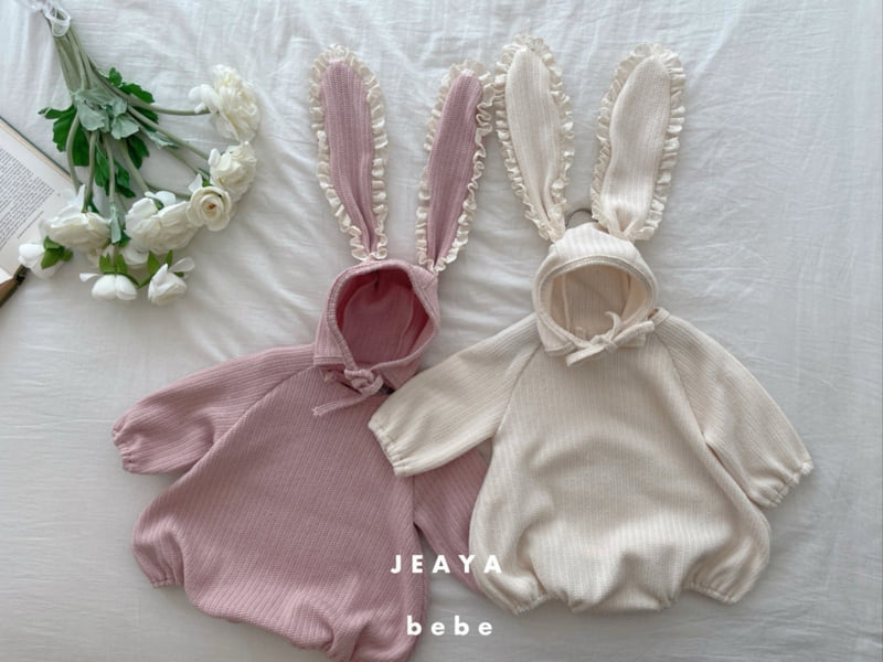 Jeaya & Mymi - Korean Baby Fashion - #babyootd - Knit Bunny Bodysuit - 8