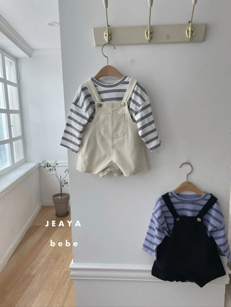 Jeaya & Mymi - Korean Baby Fashion - #babyootd - Small Corduroy Jumpsuit - 7