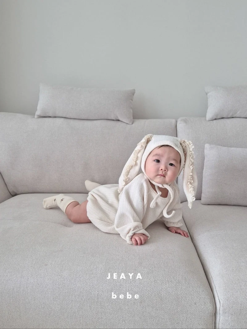 Jeaya & Mymi - Korean Baby Fashion - #babyoutfit - Knit Bunny Bodysuit - 9