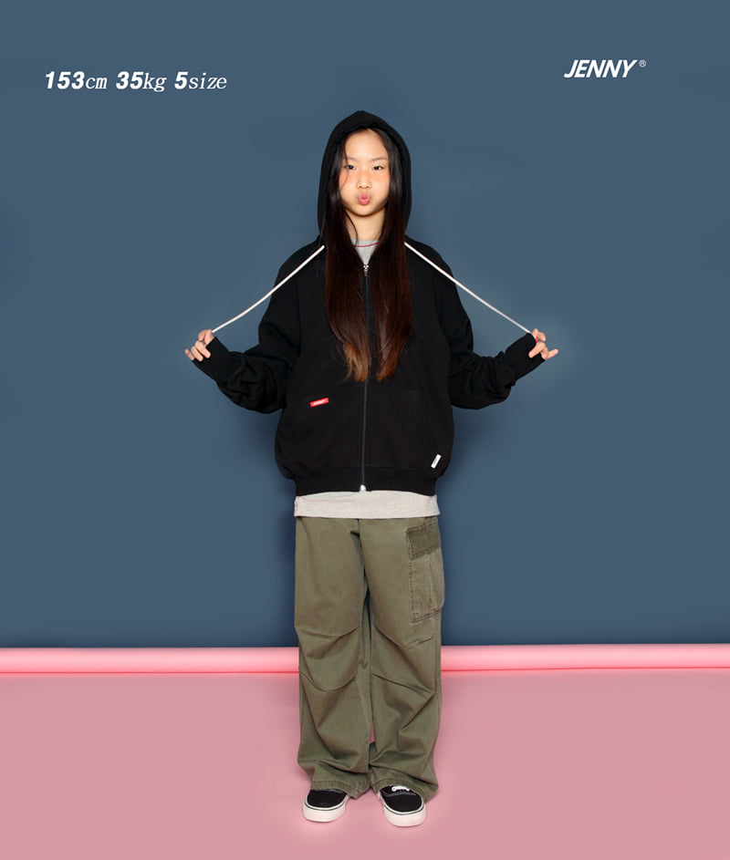 Jenny Basic - Korean Children Fashion - #childofig - Once Hood Zip-up Jacket - 8