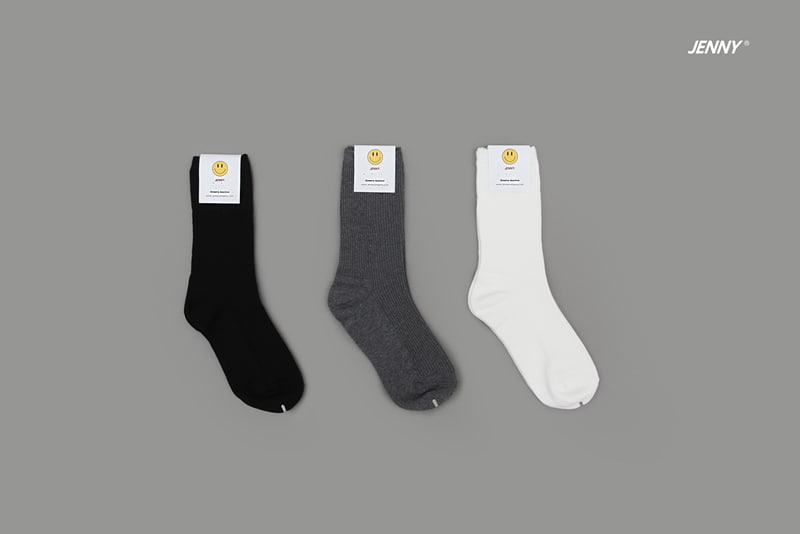 Jenny Basic - Korean Children Fashion - #childofig - Rib Socks (set of 3)