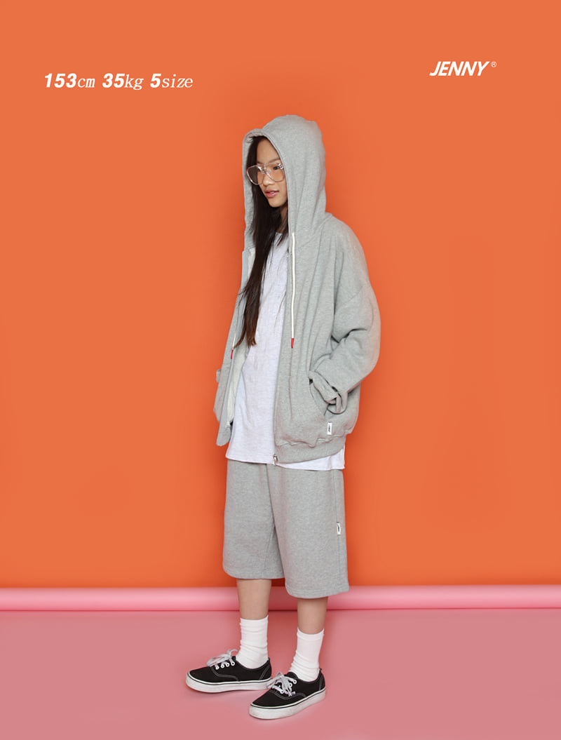 Jenny Basic - Korean Children Fashion - #Kfashion4kids - Once Hood Zip-up Jacket - 4