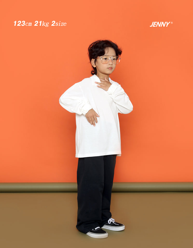 Jenny Basic - Korean Children Fashion - #minifashionista - Collar Tee - 11