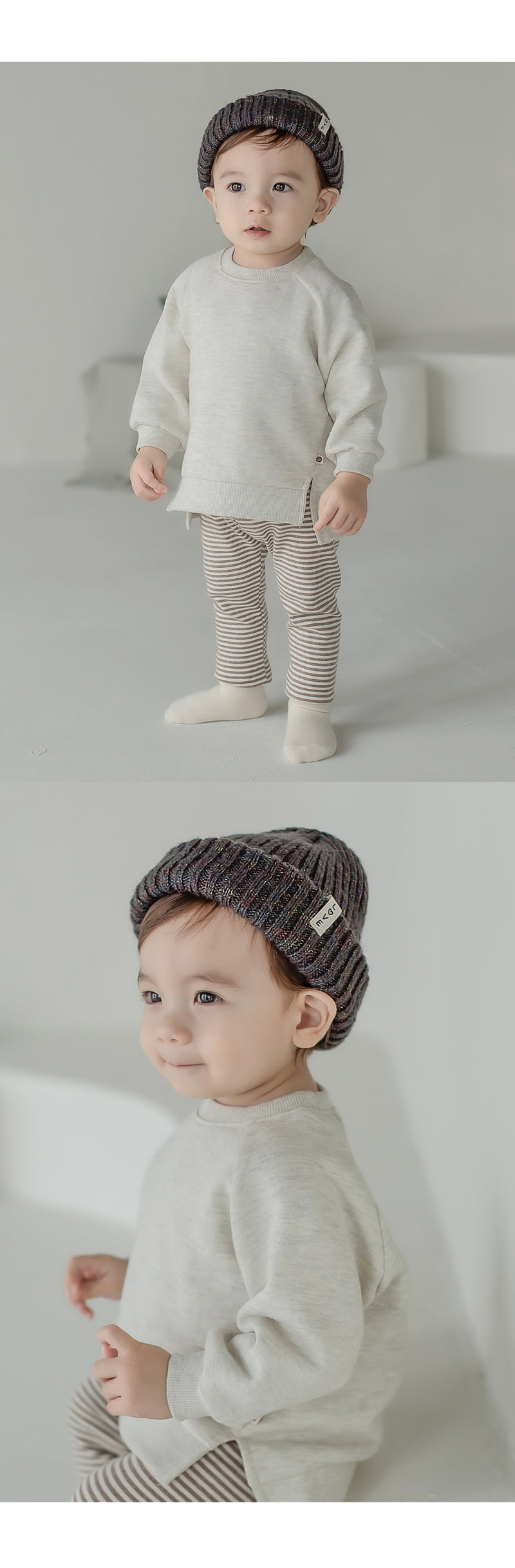 Kids Clara - Korean Baby Fashion - #babyboutique - Love Rib Baby Beanie - 5