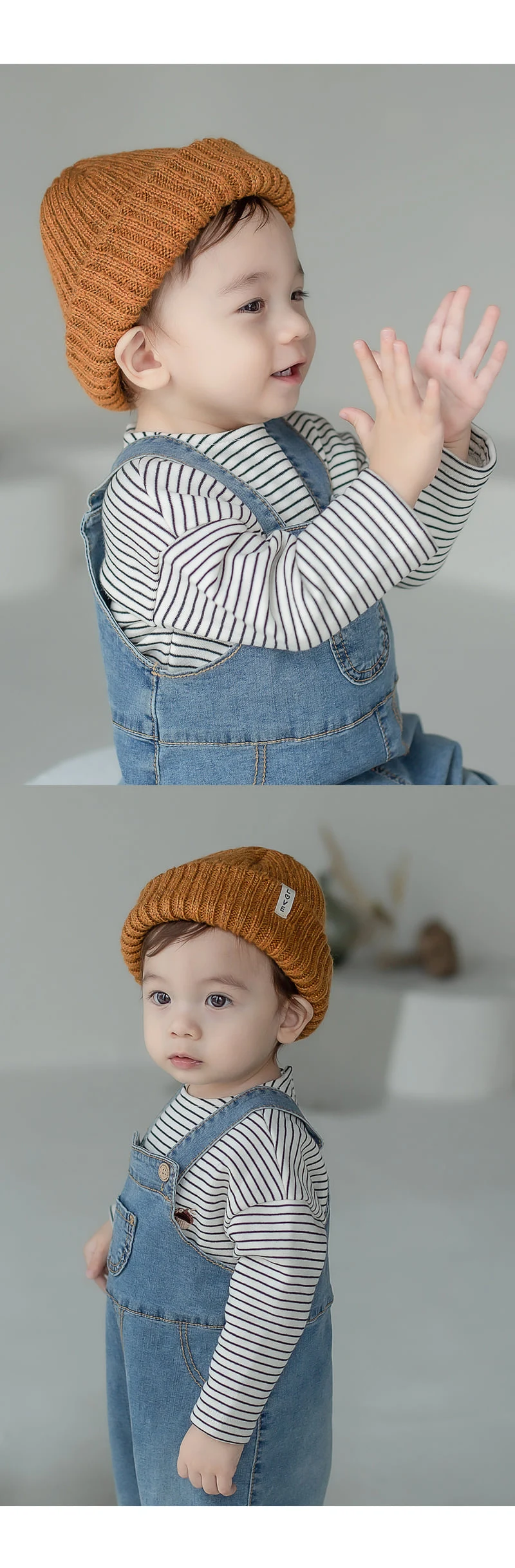 Kids Clara - Korean Baby Fashion - #babyboutiqueclothing - Love Rib Baby Beanie - 6