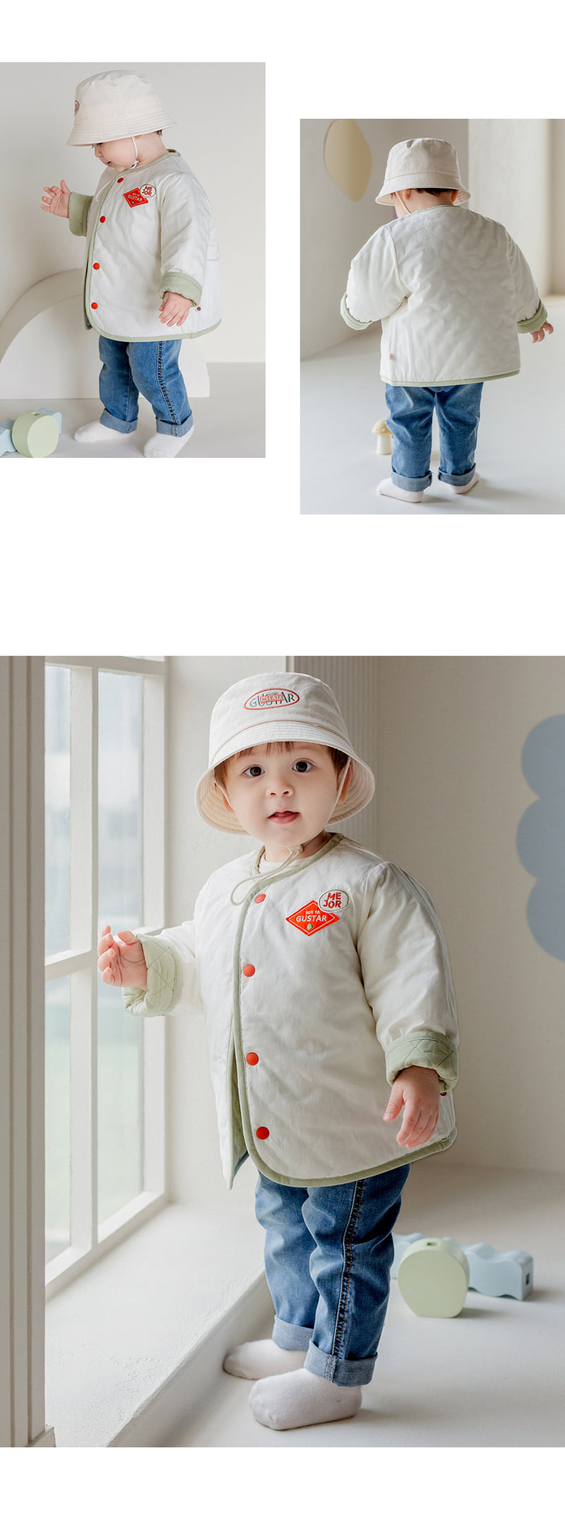 Kids Clara - Korean Baby Fashion - #babyclothing - Percell Denim Baby Pants - 5