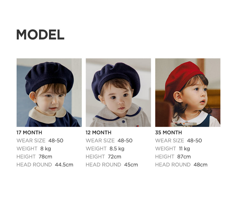 Kids Clara - Korean Baby Fashion - #babyclothing - Salla Knit Baby Beret - 11