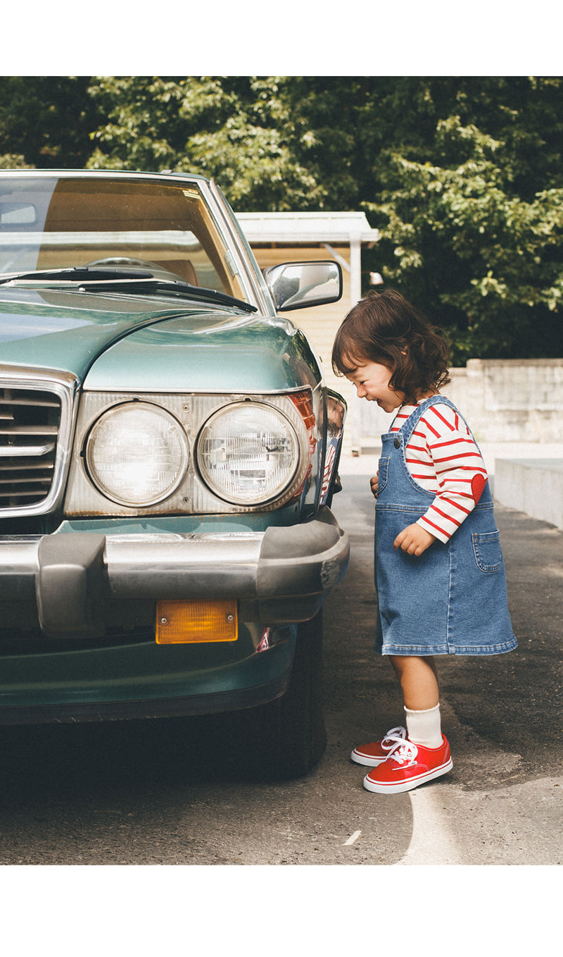 Kids Clara - Korean Baby Fashion - #babyfever - Adore Denim Baby One-piece - 4