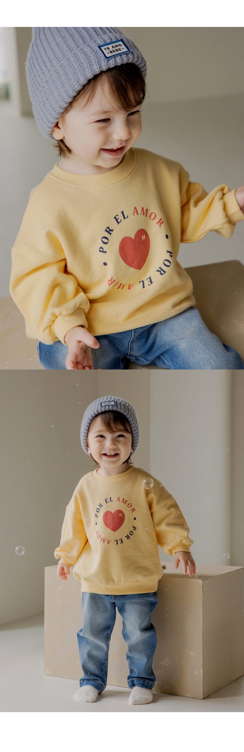 Kids Clara - Korean Baby Fashion - #babygirlfashion - Muriel Baby Sweatshirts - 3