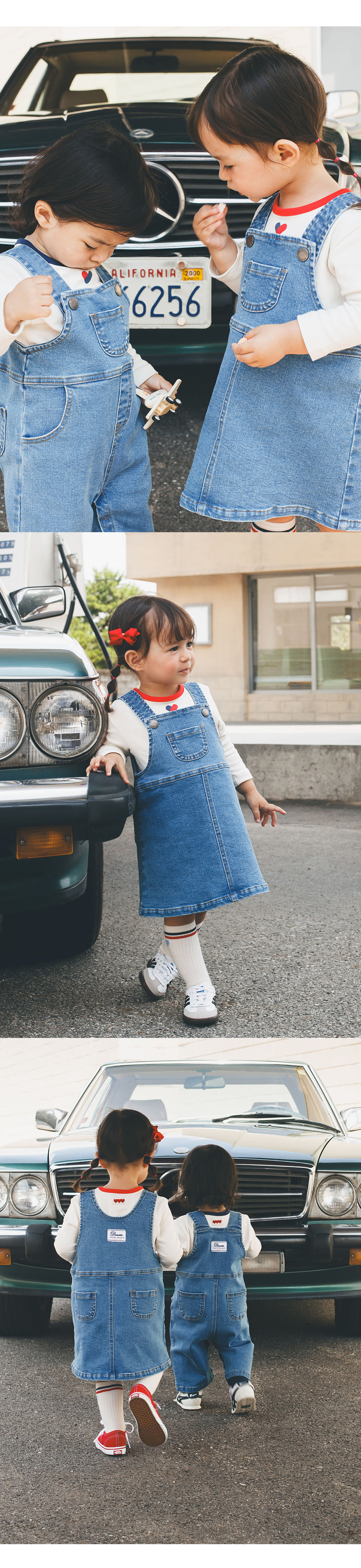 Kids Clara - Korean Baby Fashion - #babyoninstagram - Adore Denim Baby One-piece - 6