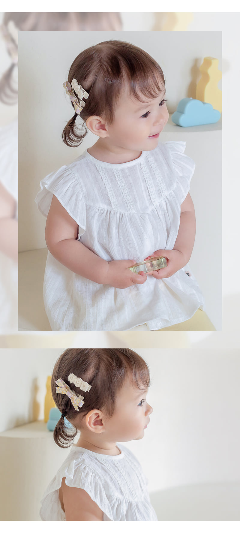 Kids Clara - Korean Baby Fashion - #babyoninstagram - Lerida Baby Hairpin (set of 5) - 5