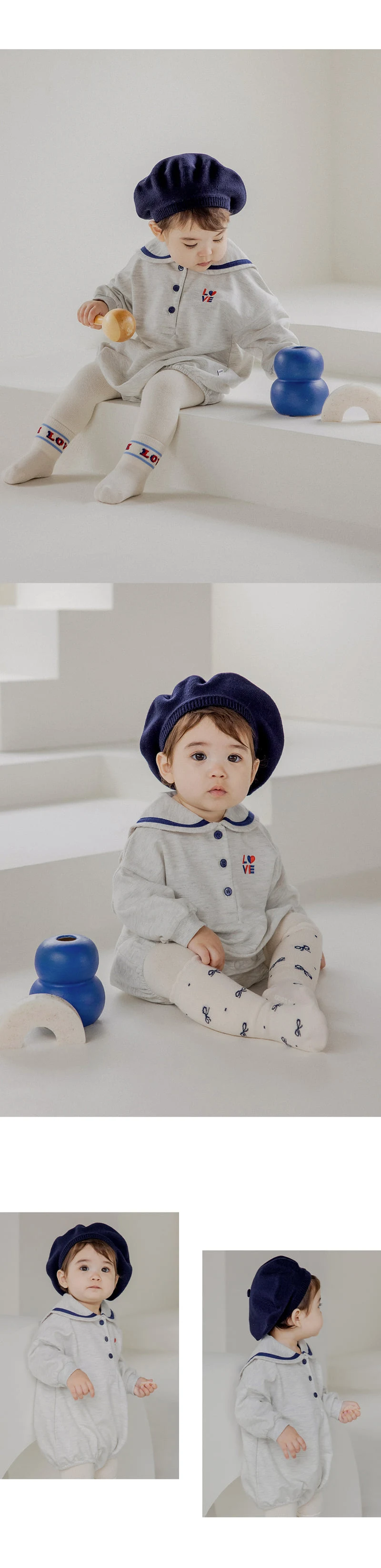 Kids Clara - Korean Baby Fashion - #babyootd - Ronald Bodysuit - 3