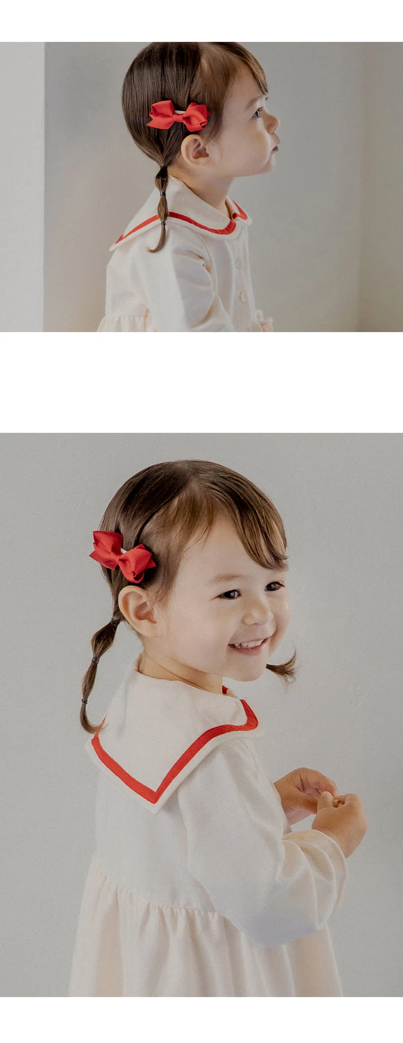 Kids Clara - Korean Baby Fashion - #babyootd - Bell Baby Hairpin (set of 5) - 3