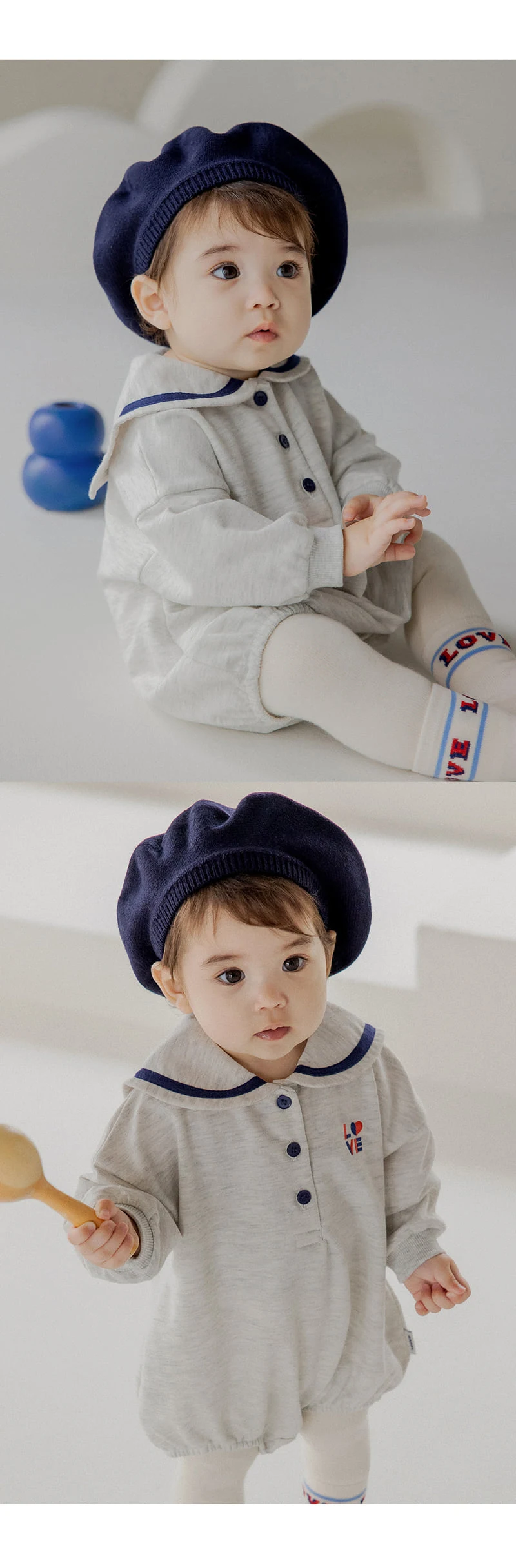 Kids Clara - Korean Baby Fashion - #babyootd - Ronald Bodysuit - 4