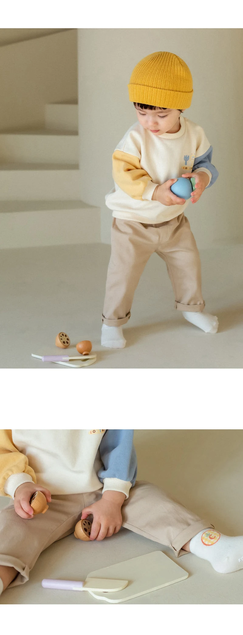 Kids Clara - Korean Baby Fashion - #babyootd - Elloy Baby Pants - 4