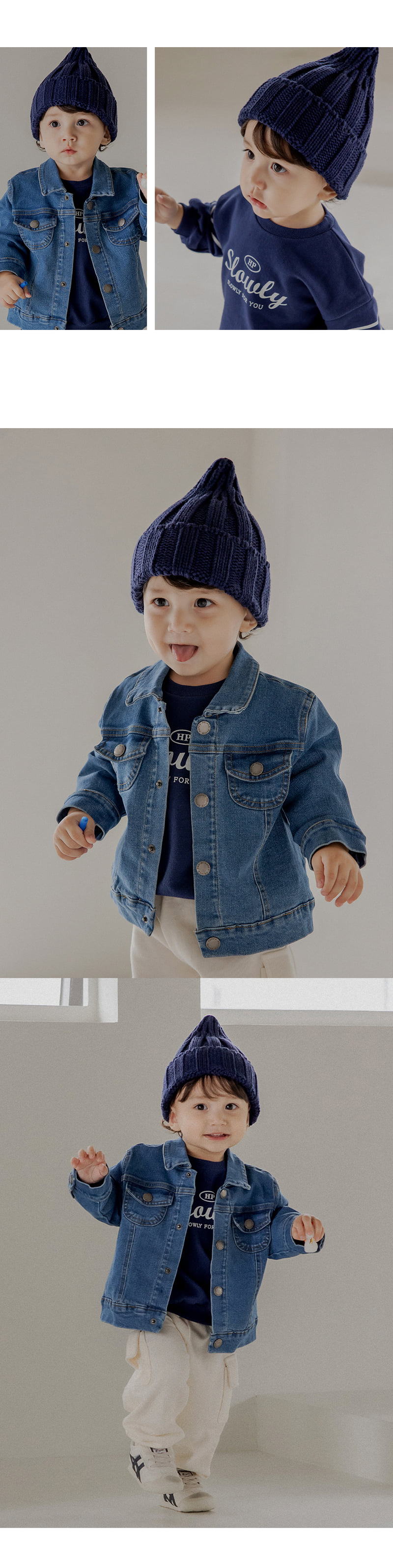 Kids Clara - Korean Baby Fashion - #babyoutfit - Sand Knit Baby Beanie - 3