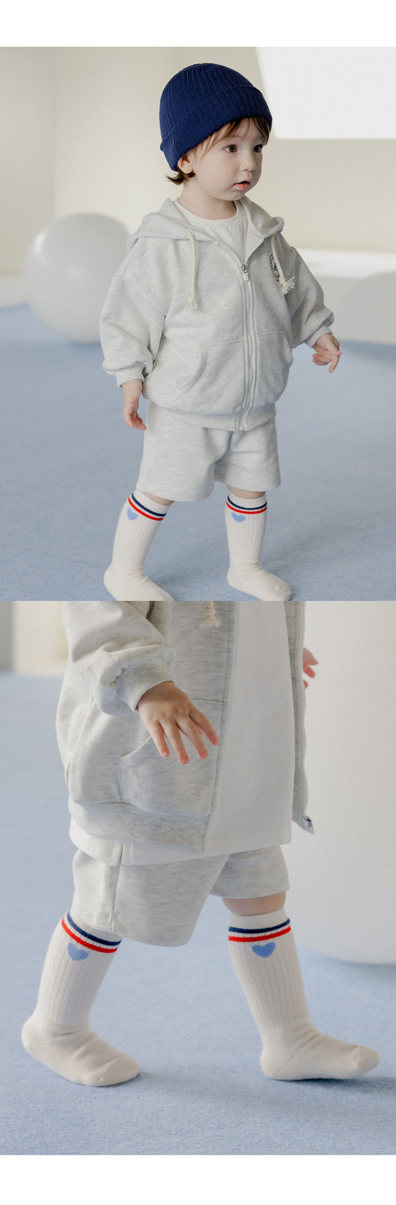 Kids Clara - Korean Baby Fashion - #onlinebabyboutique - Rodney Baby Knee Socks (set of 5) - 5