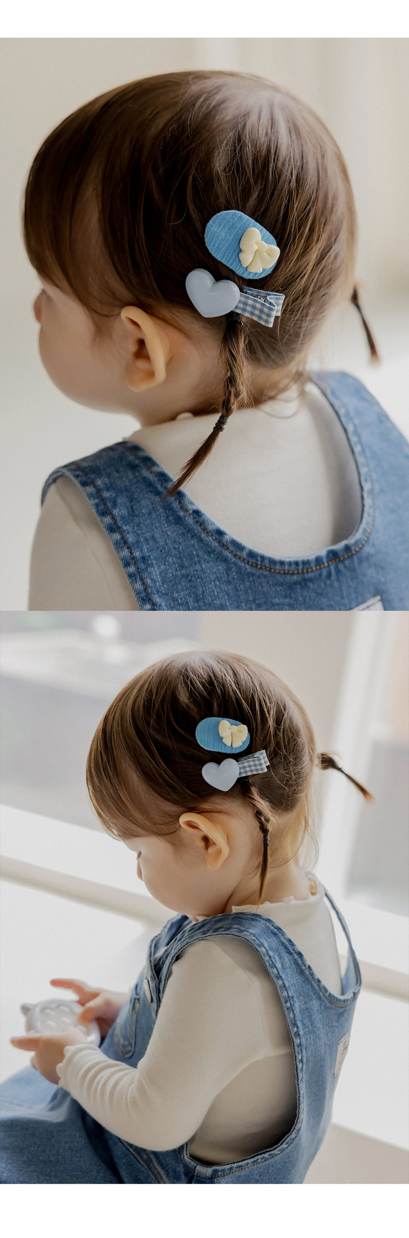 Kids Clara - Korean Baby Fashion - #onlinebabyshop - Kechy Baby Mini Hairpin (set of 5) - 2