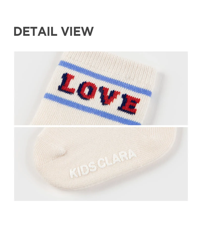 Kids Clara - Korean Baby Fashion - #onlinebabyshop - Denia Baby Socks (set of 5) - 5