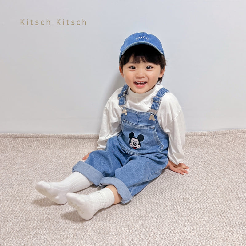 Kitsch Kitsch - Korean Children Fashion - #Kfashion4kids - Denim Overalls - 11