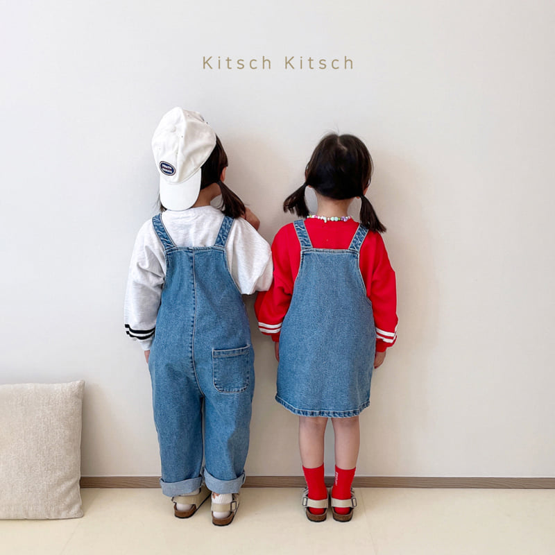 Kitsch Kitsch - Korean Children Fashion - #kidsstore - Denim Overalls - 9