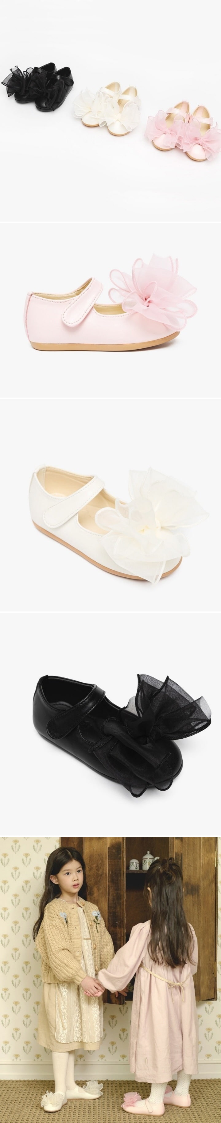 La Stella - Korean Baby Fashion - #babyboutique - Chiffon Flat