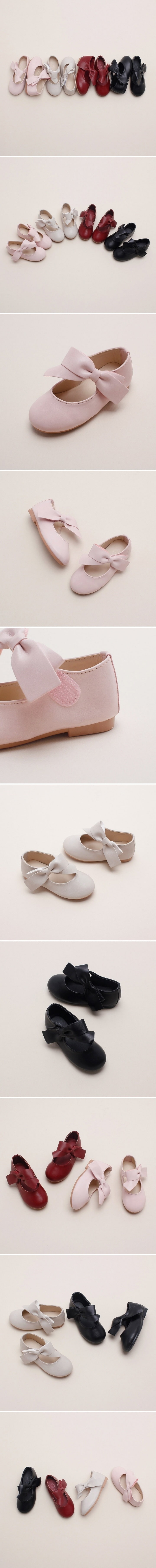 La Stella - Korean Baby Fashion - #onlinebabyshop - Bordeux Flat