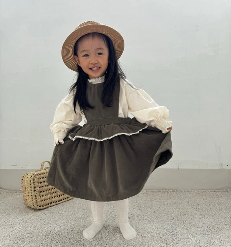 Le petitmot - Korean Children Fashion - #Kfashion4kids - Apron One-piece - 3