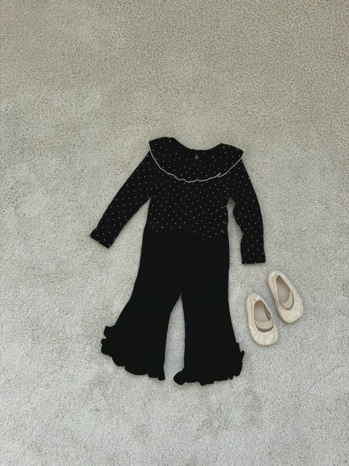 Le petitmot - Korean Children Fashion - #childofig - Dot Frill Tee - 9