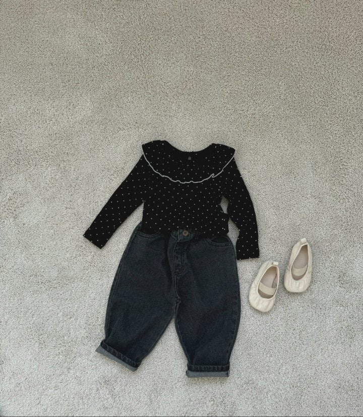 Le petitmot - Korean Children Fashion - #designkidswear - Dot Frill Tee - 11