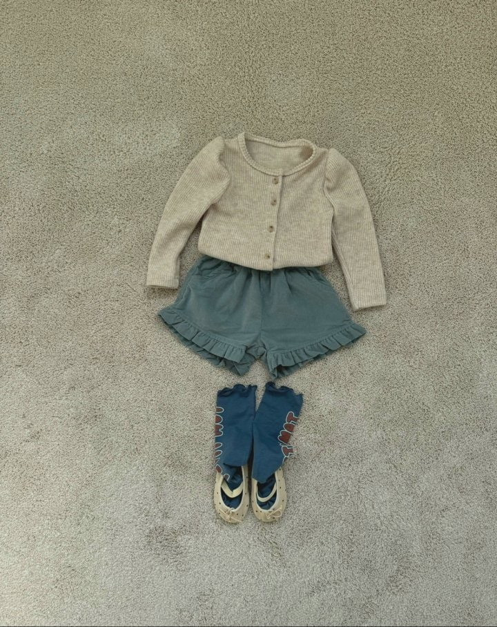 Le petitmot - Korean Children Fashion - #littlefashionista - Corduroy Frill Pants - 10