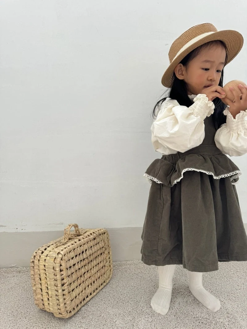 Le petitmot - Korean Children Fashion - #Kfashion4kids - Apron One-piece - 4