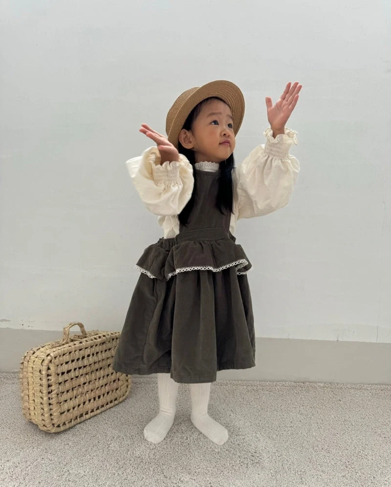 Le petitmot - Korean Children Fashion - #magicofchildhood - Apron One-piece - 5